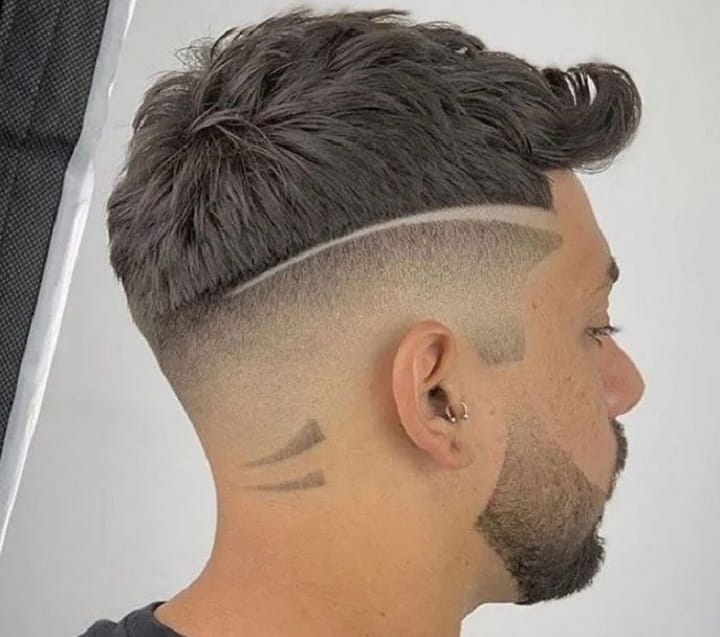 Mid Fade Line Faux Hawklist of hairstyles male
men haircut style names
men's haircuts names
