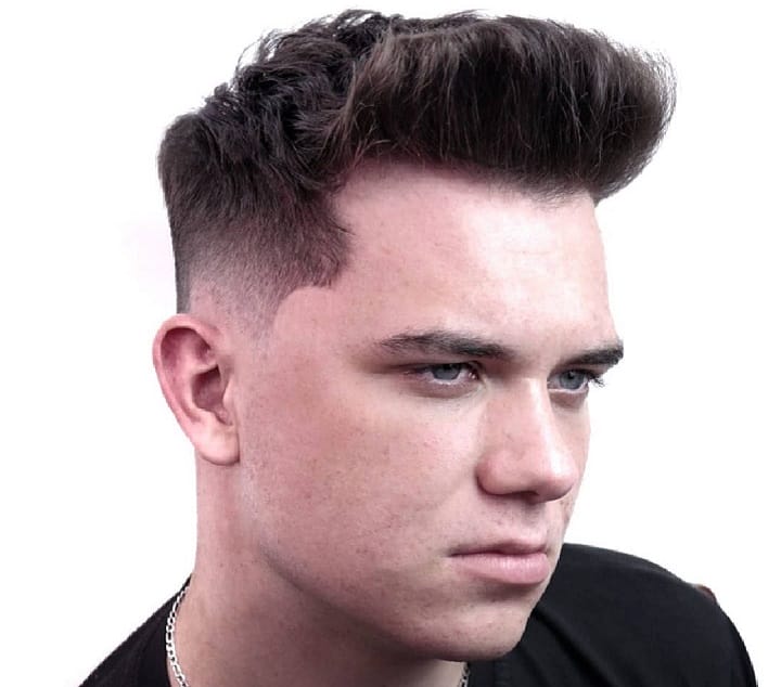 Retro Faux Hawkall men's hairstyles names
barber cut names
barber haircut names
