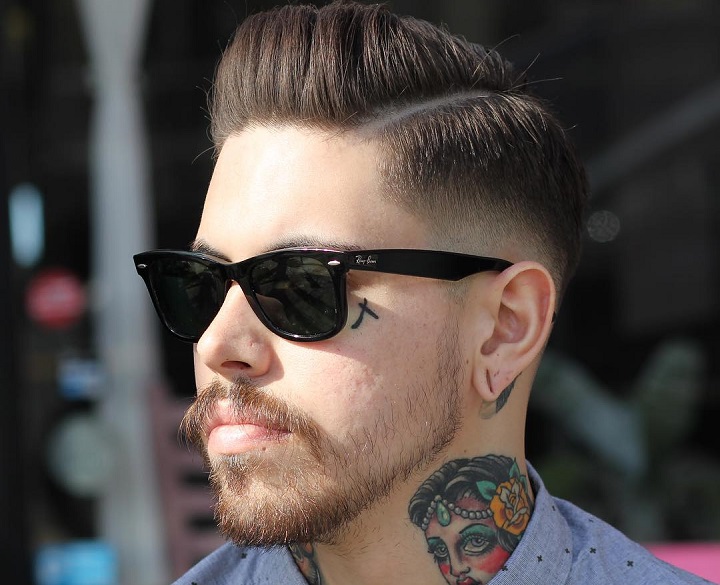 Shadow Fade Mohawkmid high fade haircut
middle part mid fade
midfate
