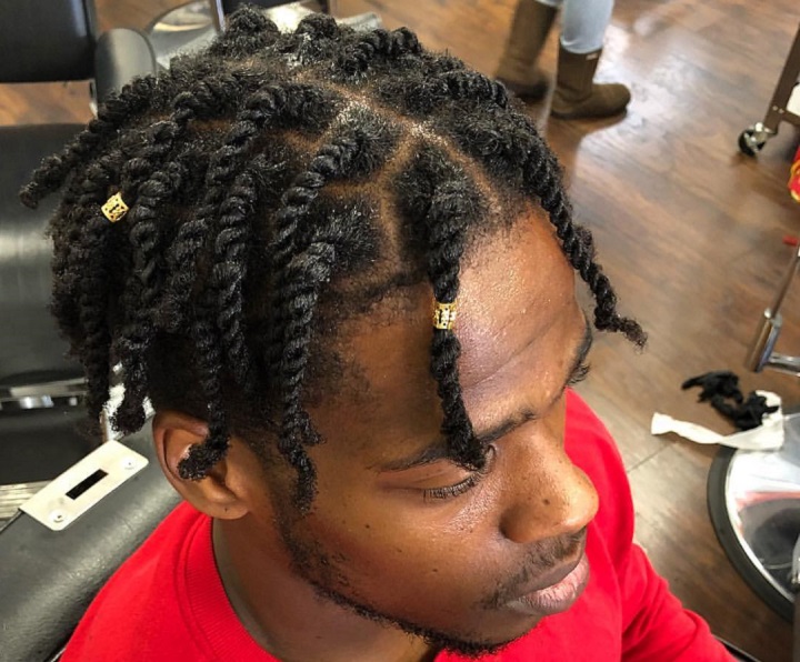 Short Two Strand Twist With Beads mens twists braids
twisted braids mens
two strand twist braids
