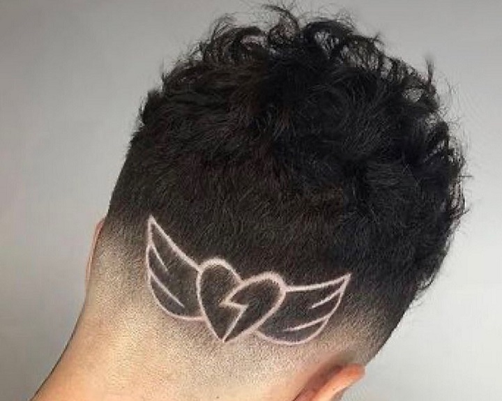 Back Side Hairtattoohaircut cross design
haircut design at the back
haircut for men with lining
