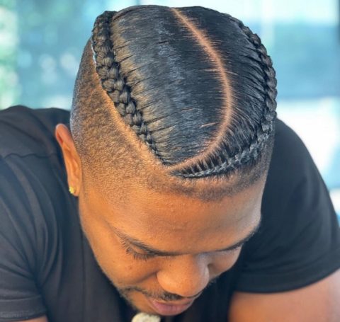 30 Chic Two Braids Hairstyles for Men: Top Ideas