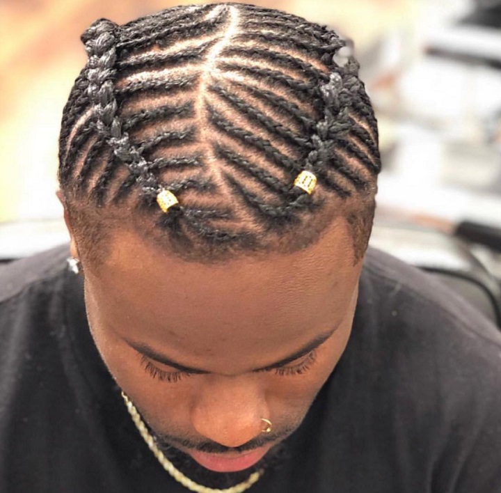 Curve And Two Braids2 braids style male
two braids going back male
two braids hairstyles men
