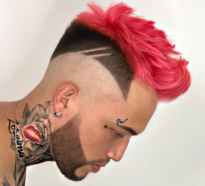 Dyed Faux Hawk