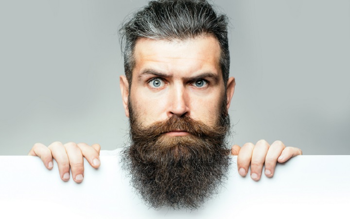 Worried Guy With Thick Full Beard