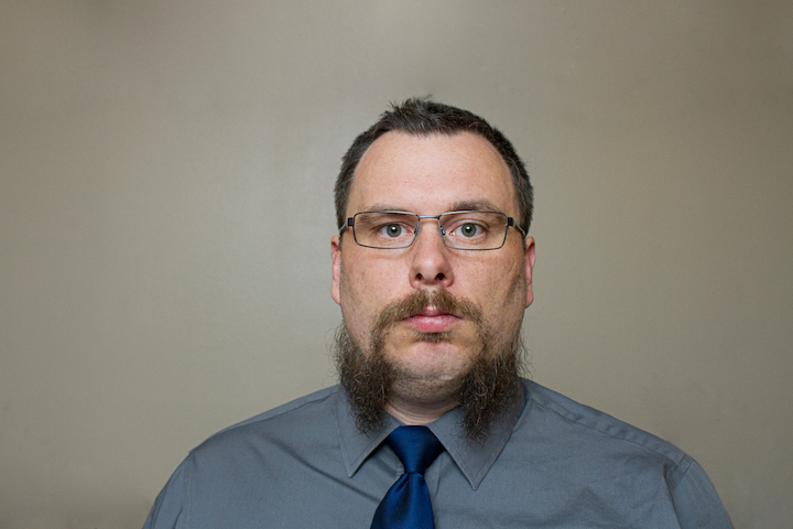 Man With Glasses and Weird Beard and Mustache