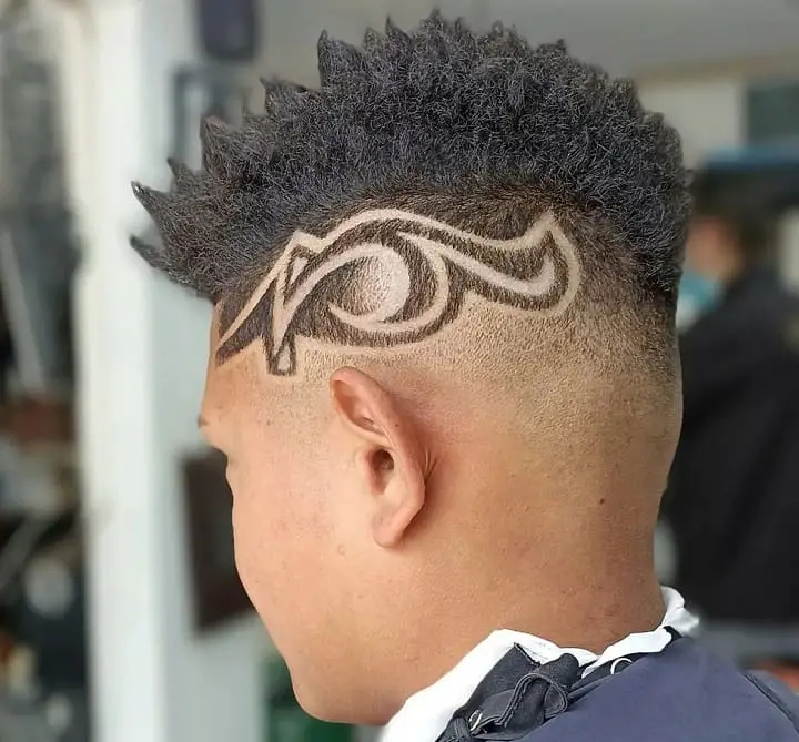 Hairtattoo With Spikes