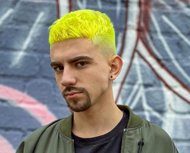 High and Tight Colorful Buzz Cut 