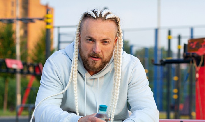 Man With 4 Braids Hairstyle