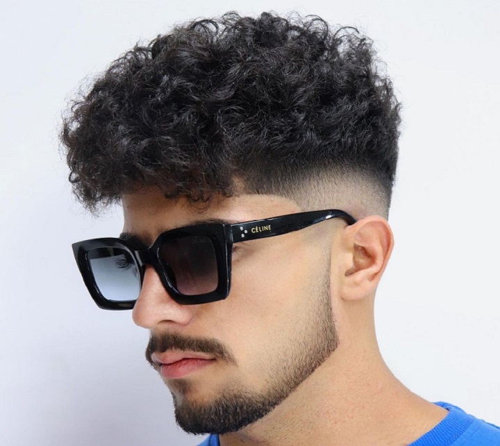 Man With Wavy Crop Haircut