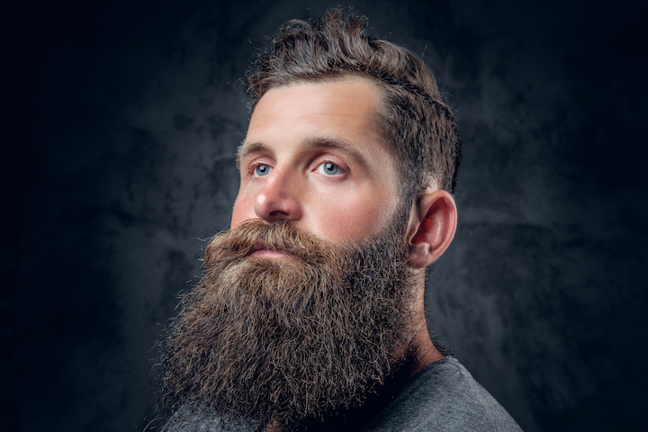 Man With Thick Full Beard and Mustache