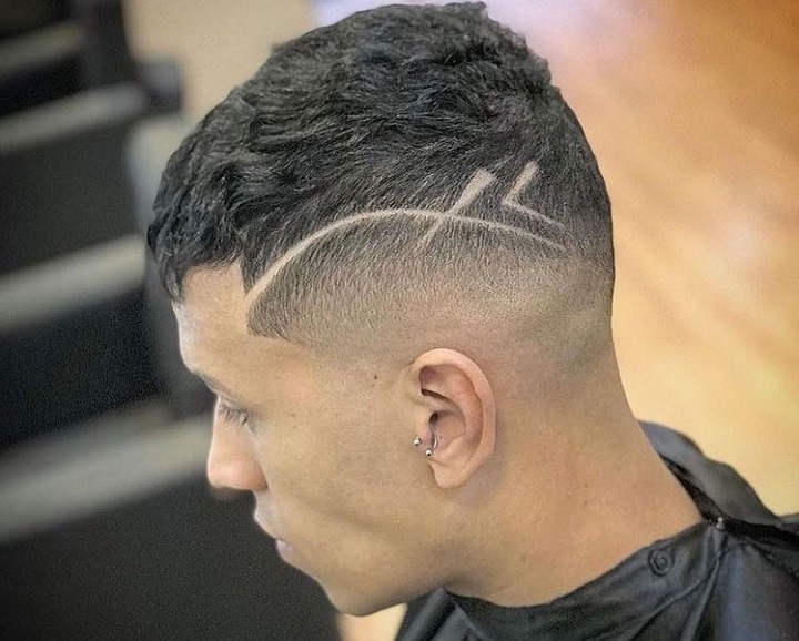 Taper haircut lines designshow to shave lines in hair
letter a design for haircut
letter a hair design
