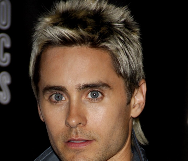 Jared Leto With Blonde Mullet on How to Grow a Mullet