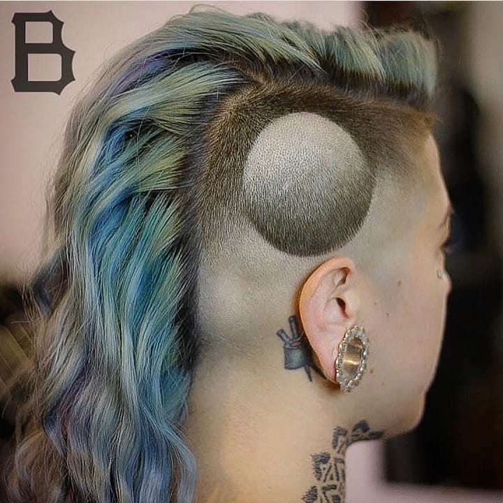 Androgynous Geometrical Shapes And Undercut
