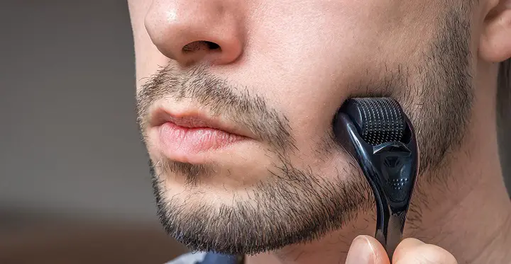 Using a Beard Roller