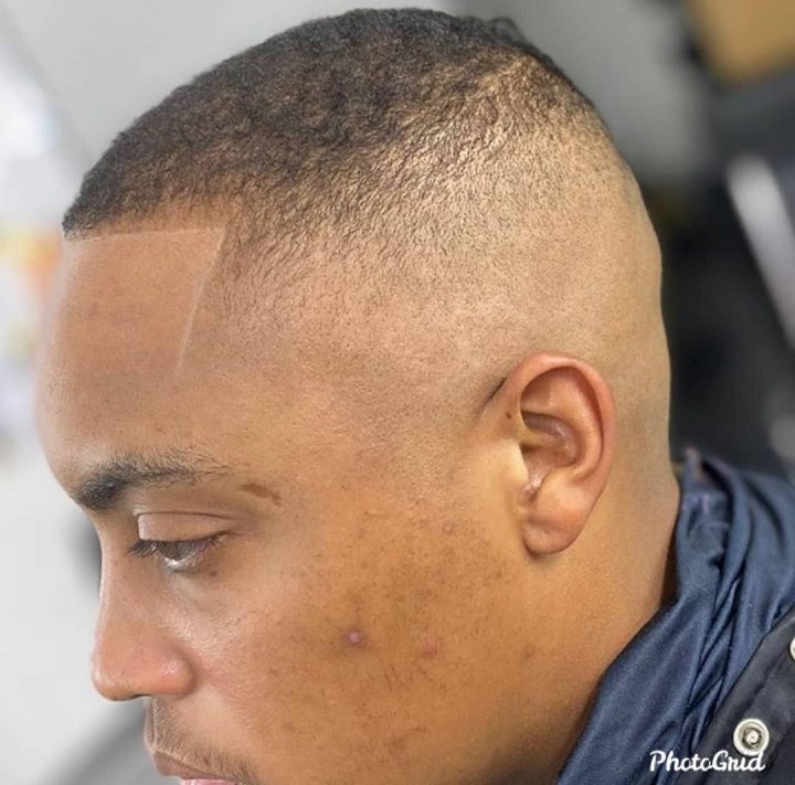 Widow's Peak Haircut Black Men Buzz Cut