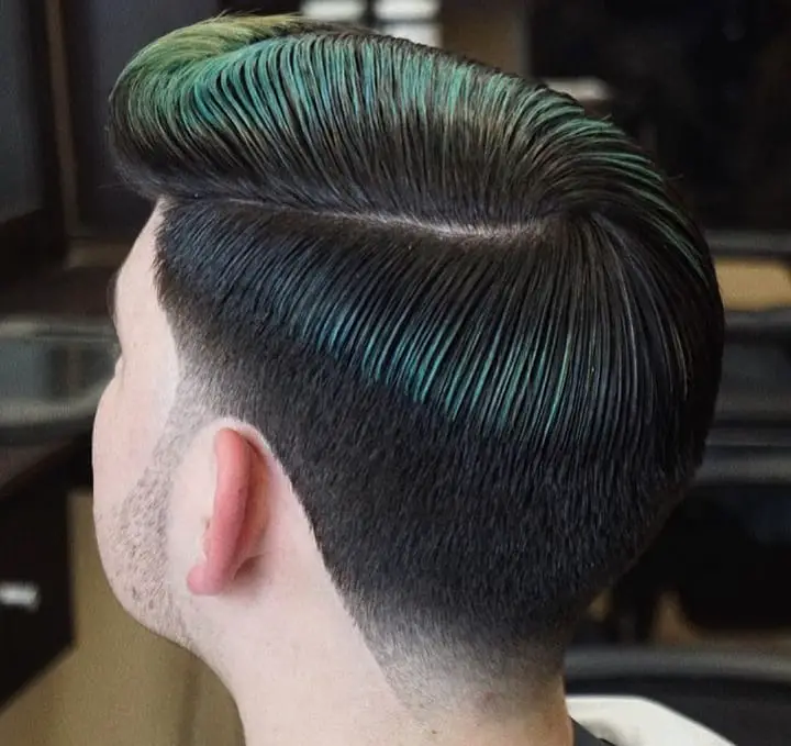 Black With Green Highlights