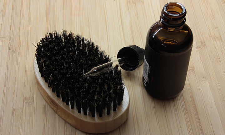 Brush And Oil For Beard