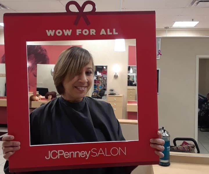 Customer In Jcpenney Hair Salon 