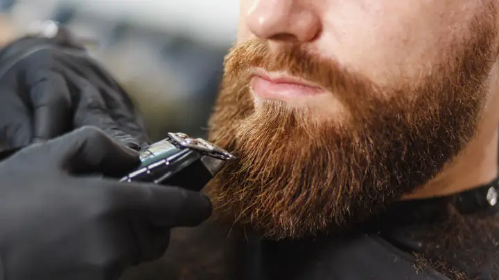 Trimming Red Beard With Electric Trimmer