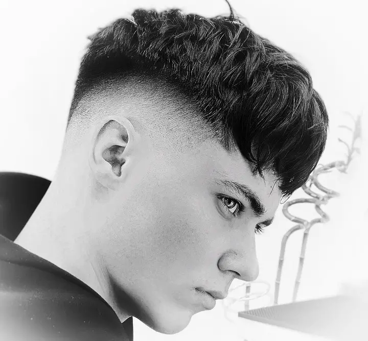 High Darktaper fade haircut