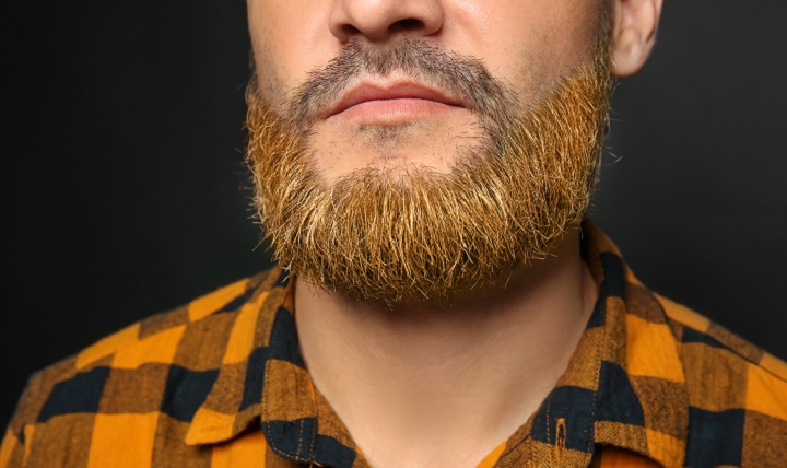 Ginger Beard With White Strands