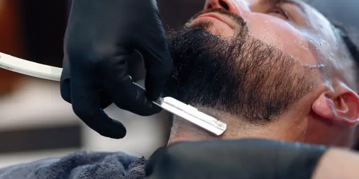 Trimming Man's Neckline