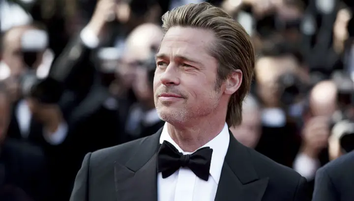 Brad Pitt in a Suit With Bowtie