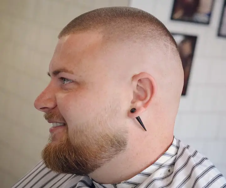 Buzz Cut And X Sign