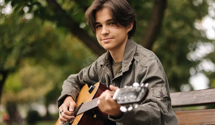 Young Man With eBoy Haircut