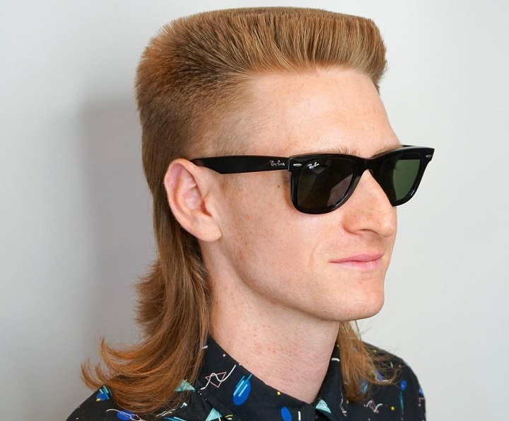 Flat Top Edgy Mullet 