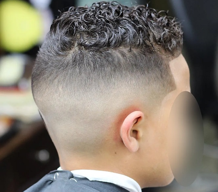 High Fade And Curls