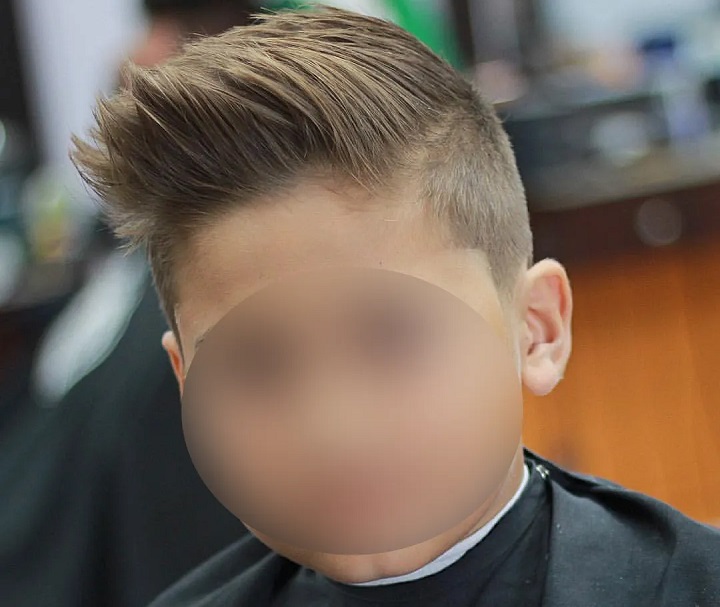 Boy's Leaning Pomp And Fade