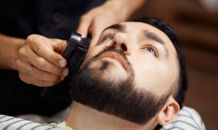 Brushing Man's Beard