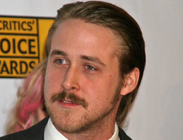 Ryan Gosling With Mustache