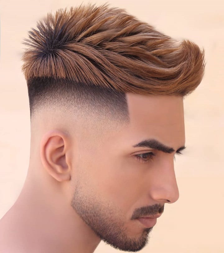 Short Fade With Goatee 