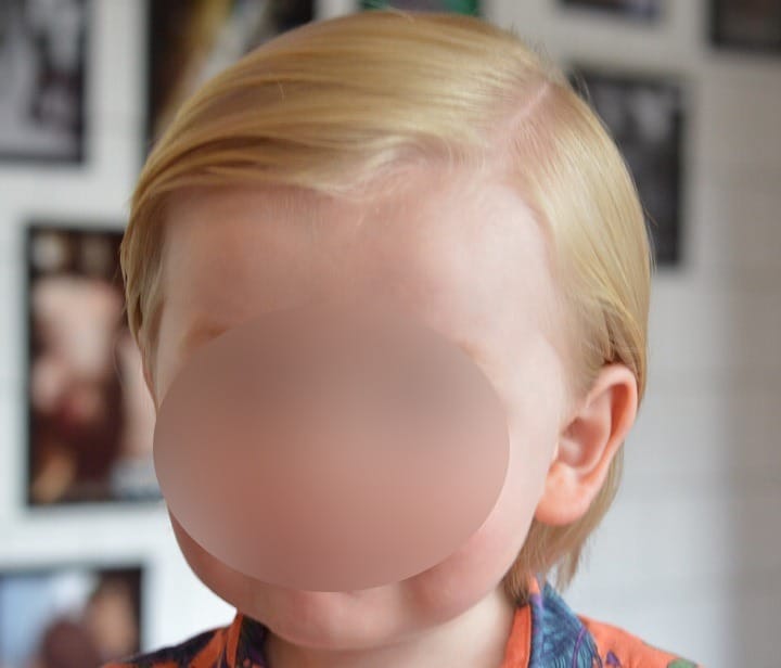 Toddler Slick Side Part