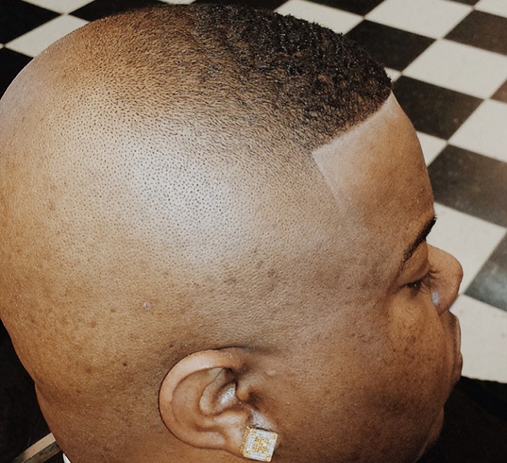 Black Man With Southside Fade Haircut