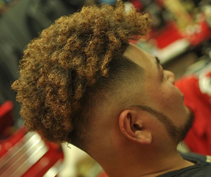 Bleached Curly Top