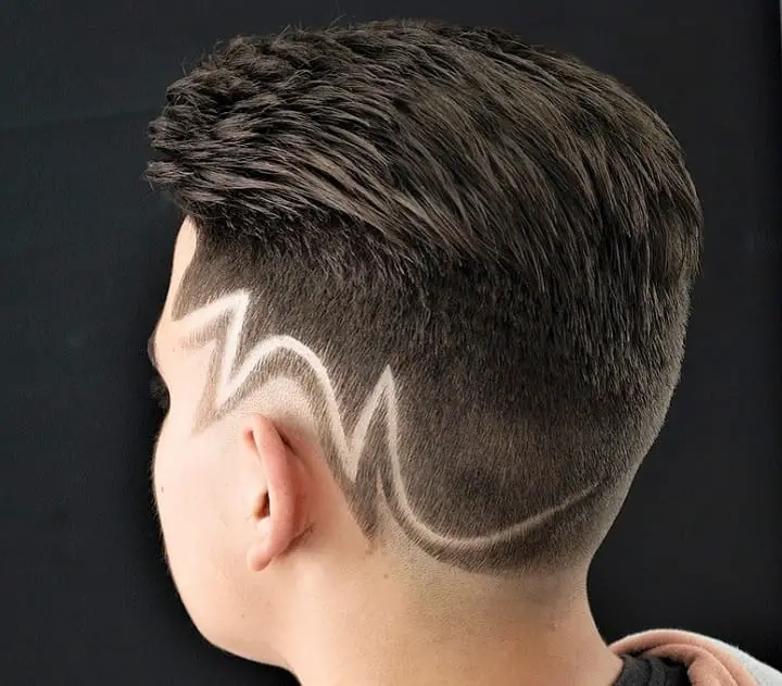 Brushed Undercut And Fade Design