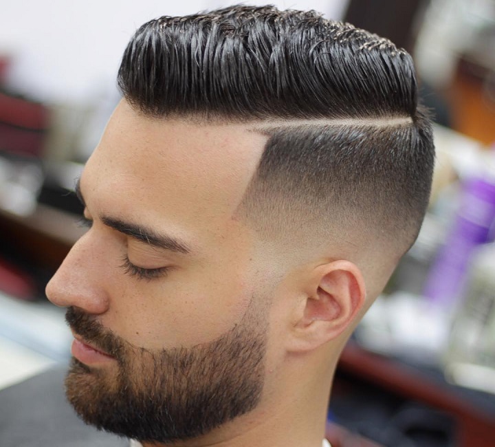 Cool Short Pompadour Hairstyle