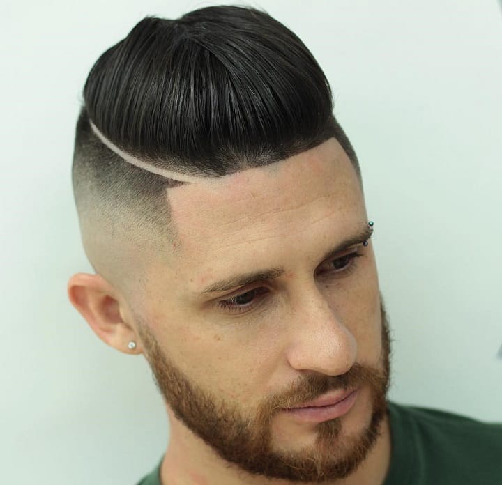 Dapper Fade Curved And Ducktail