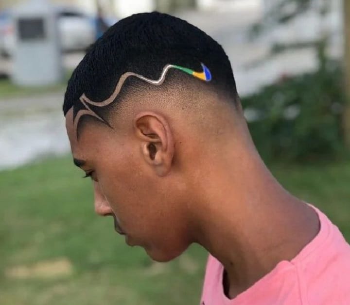 French Crop Fade Line