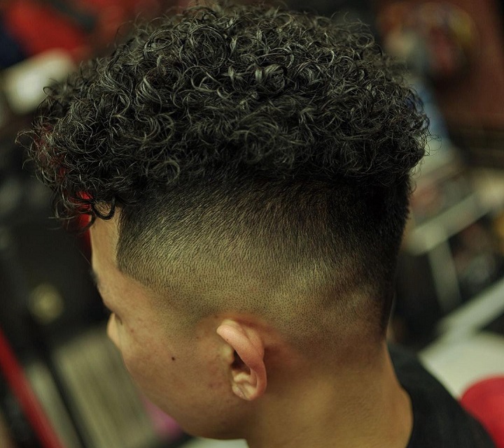 High Taper Fade And Curls