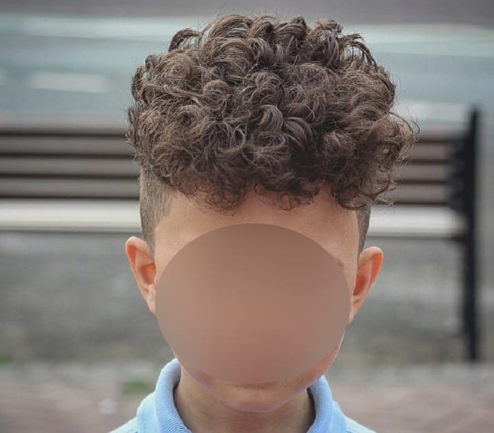 Kids Curly Hairstyle