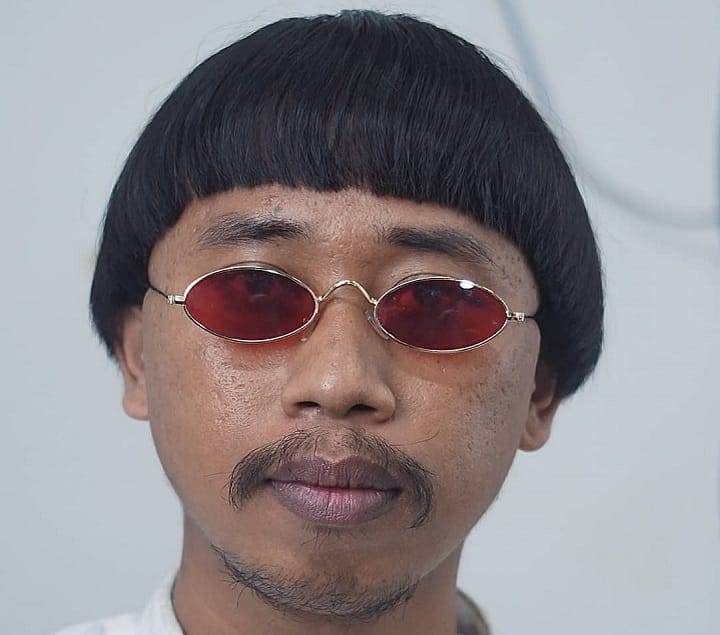 Long Hair Bowl Cut 