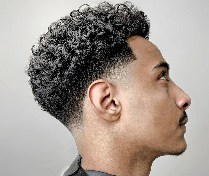 Low Fade Curly Top