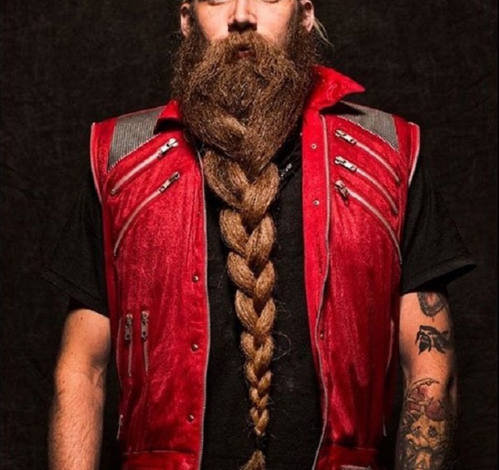 Very Long and Thick Beard Braid