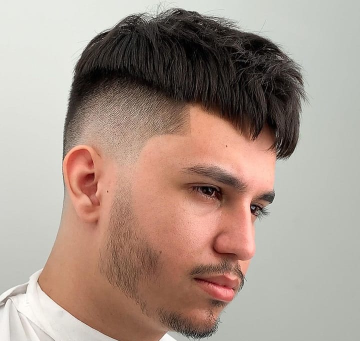 Messy Top Bowl Haircut