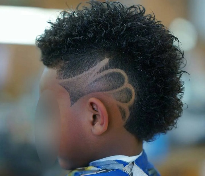 Shaved Sides Haircut Children's Mohawk